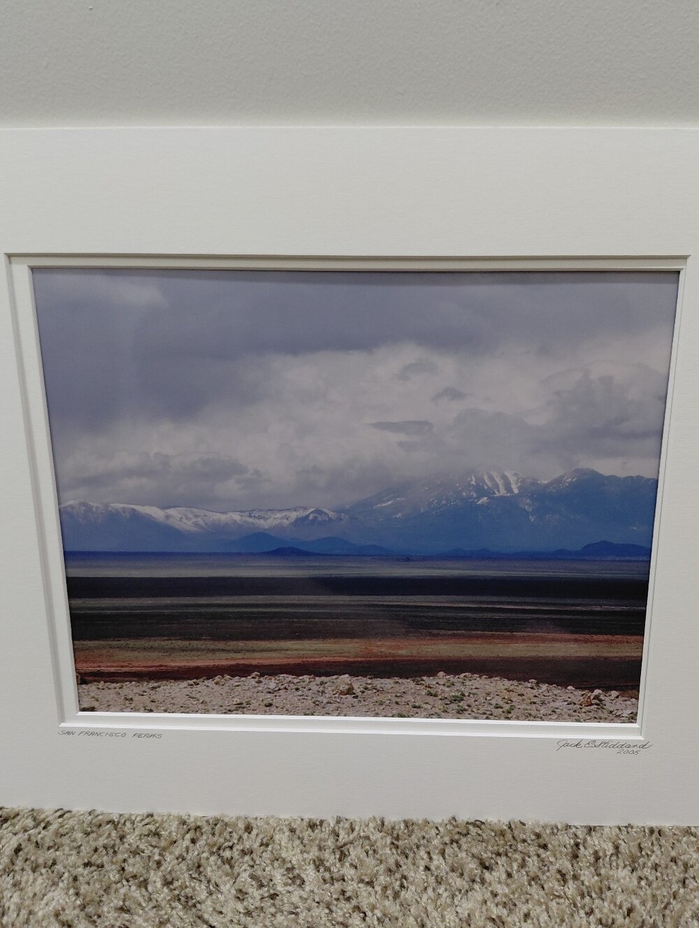 San Francisco Peaks Mountain Landscape Art Photo By Jack E. Stiddard 11x14/16x20